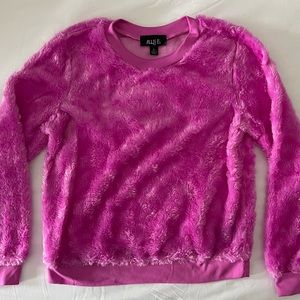 Ally B fuzzy sweater from Macy’s